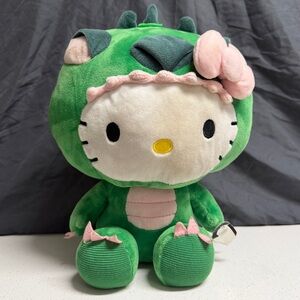 Hello Kitty 11.5 Inch Green Dragon Plush by Sanrio